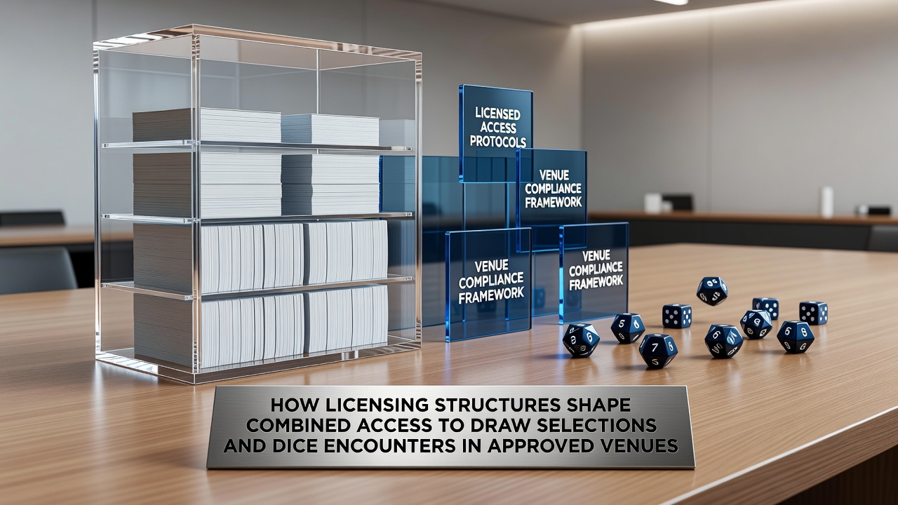 Illustration of licensing structures in gaming venues
